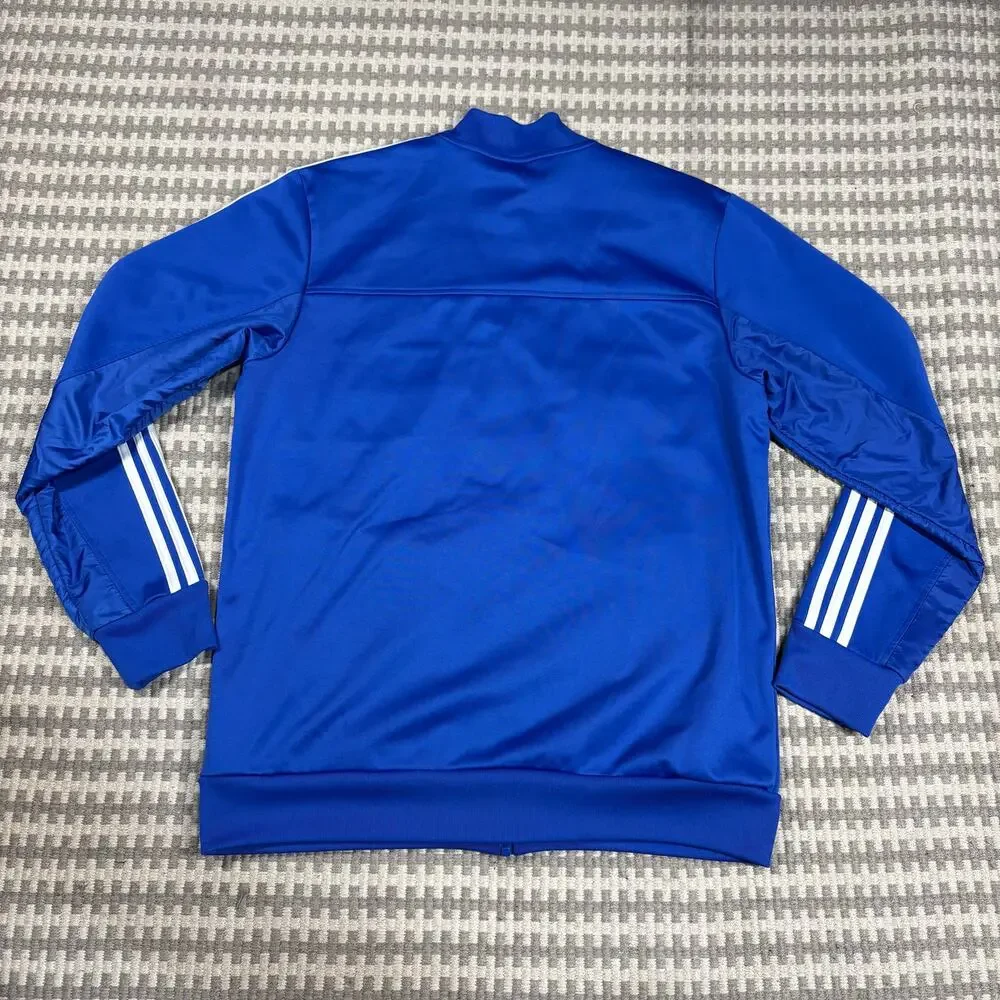 ADIDAS Chelsea FC 2013 Blue Track Jacket Sz L Mens Zip Up Preowned